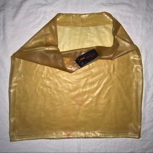 TRIPP NYC Latex sheer mini skirt